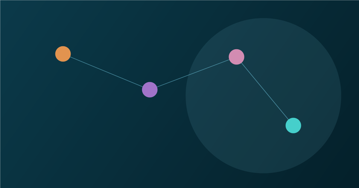 A workflow agent laid out as connected nodes